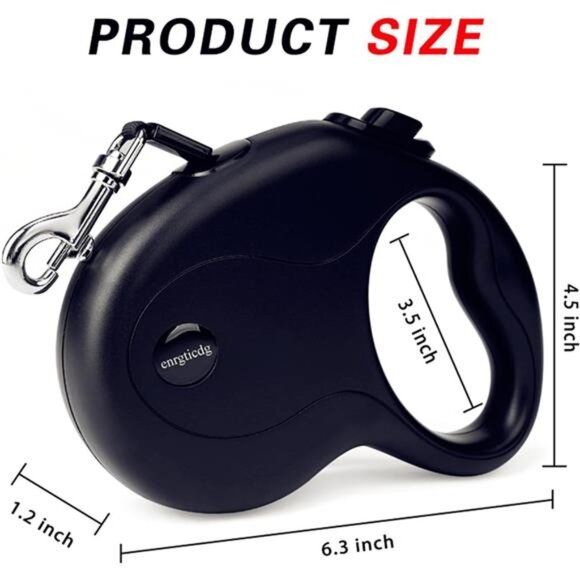 16Ft Retractable Dog Leash,Light Weight Leash for Small to Medium Dogs/Cats Up - Picture 2 of 8